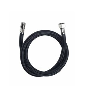 Goma Ducha Flexible Nylon Negro Bifull