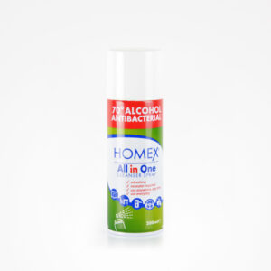 Higienizante AeroalcohÃ³lico Homex 200ml *LQ *D