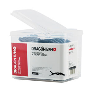 Pinzas Dragón Bote 25unds (10unds Blancas 15uds Negras) Bifull