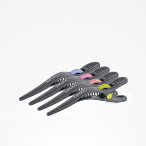 Pinzas Separación Negras con Detalles de Color 10cm (Pack 4uds)