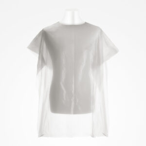 CAPAS DESECHABLES POLIETILENO BLANCAS 82*110CM (PACK 30 UNIDS)