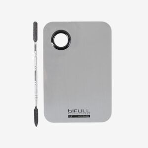 Paleta de Mezcla para Nail Art y Maquillaje Palette Art Acero Inox Bifull