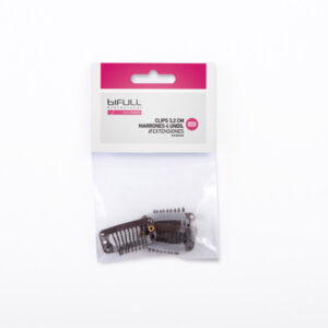 Clips Extensiones 3.2 Cm. Castaños 4uds Bifull