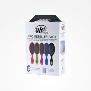 Pack 10 Cepillos + Espejo + 4 Peines Original Detangler Pro Reseller Pack Wet Brush *LQ