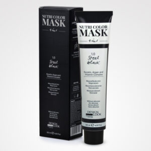 Mascarilla de Color Nutri Color Mask 4 en 1 120ml Negro Acero 1.0