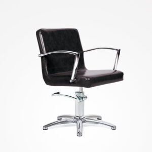 Sillón Althea Negro con Pie Estrella