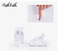 MICA CLIPS DE UÑAS TRANSPARENTES 5 UDS BIFULL