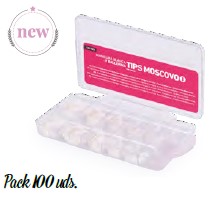 TIPS MOSCOVO 100 UDS NATURALES CON FORMA BALLERINA BIFULL