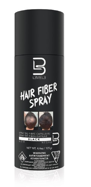 SPRAY NEGRO FIBRA CAPILAR 125 G LEVEL 3