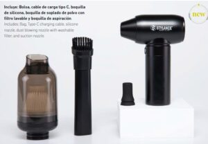 Soplador de Alta Velocidad con Cepillo Limpiador y Aspirador Stylance
