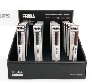EXPOSITOR FRIDA 20 +4 UDS LÁPICES DE CEJAS LÍQUIDOS 4 PUNTAS BIFULL