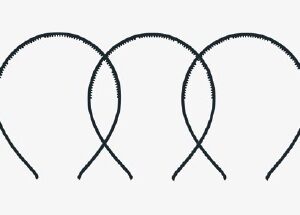 Diademas Finas Set Negras