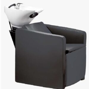 LAVACABEZAS MASAJE DE AIRE AURA NEGRO NG3 (SISTEMA ANTIGOTEO BASCULANTE ITALIANO CERÁMICA ADONIS BLANCA) ITALOR