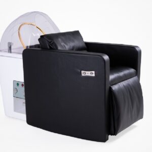 LAVACABEZAS NEREO RECLINACION ELECTRICA CON SPA CAPILAR NEGRO NG3 ITALOR