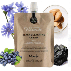 Decoloracion en Crema Negra Para Tonos Neutro y Frios Nook 250gr