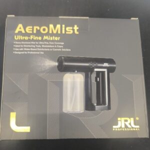 PULVERIZADOR ELECTRICO PARA BARBERIA AERO MIST E401 NEGRO 270 ML JRL