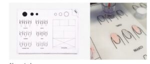 Alfombra de Silicona para practicar uñas acrílicas