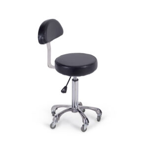 Taburete con respaldo FREESIA NEGRO 006 NG3