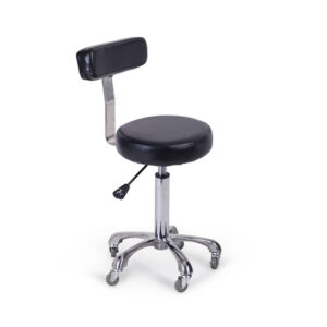 Taburete con respaldo GARDENIA Negro 006 NG3