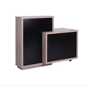 Recepcion MADAGASCAR color Negro Satinado/Pino gris