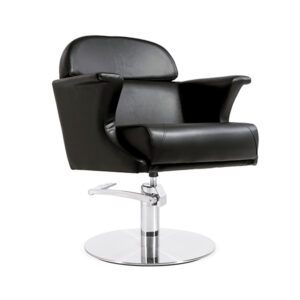 Sill. SABA Negro 006 Pie Redondo Acero Inox P29 y B.Hid B90