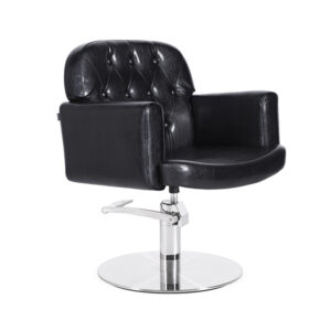 Sill. ANDROS Negro Vintage Pie Redondo Acero Inox P29 y B.Hid B90