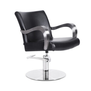 Sill. MALI Negro 006 Pie Redondo Acero Inox P29 y B.Hid B90