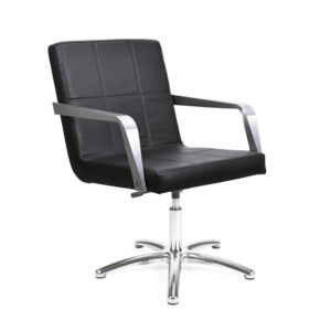 Sillon VEGA Negro Pie aluminio P11 y B.Gas B02