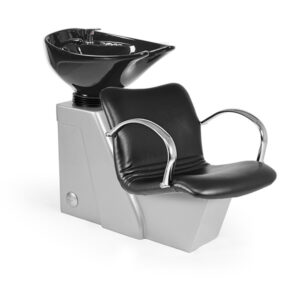 Lavac.DELIA Negro 006 1 Pto Poza Honda Negra (Mueble Venus Gris)