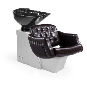 Lavac.CRETA Marron Vintage 1 pto Poza HONDA Negra (mueble VENUS Gris)