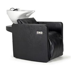 Lavacabezas DRACO Negro 006 Reclinacion Electrica (Ceramica Adonis Blanca y Sist. Antig. GR101A)