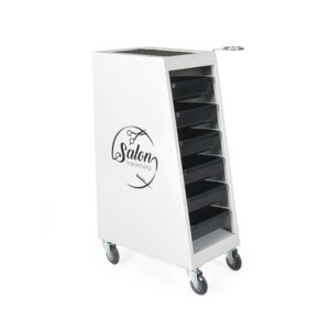 Carro Auxiliar TAU Blanco con Portasecador y Alfombrilla Termica (Metal)