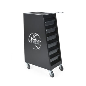 Carro Auxiliar TAU Negro Con Portasecador y Alfombrilla Termica (Metal)