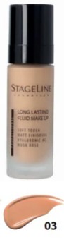 Long Lasting Fluid Make-up Tono 03 30ml STAGELINE