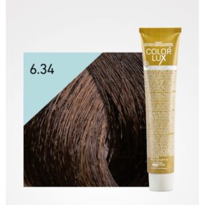Tinte Color Lux 6.34 Rubio Oscuro Dorado Cobre 100ml Design Look