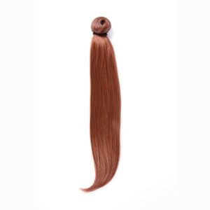 Coleta Lisa 50cm Mod 30 Rubio Claro Dorado Cobrizo