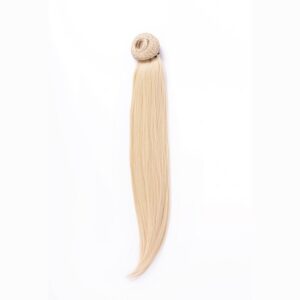 Coleta Lisa 50cm Mod 613c Rubio Platino Ceniza