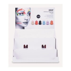 Expositor Esponjas Maquillaje Drop 18uds Bifull