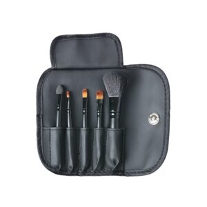 Set Estuche 5 Pinceles Maquillaje Pelo Sintético Fivy Bifull