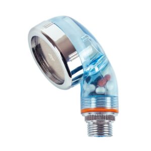 Cabezal de Ducha Iónico Azul Transparente Bifull