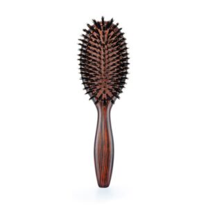 Cepillo Madera de Ebano Ovalado Cerdas 100% Jabali Ebony Medium Bifull