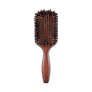 Cepillo Madera de Ebano Raqueta Cerdas 100% Jabali Ebony