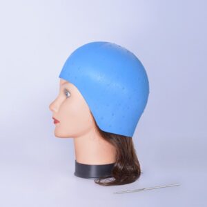 Gorro Silicona para Mechas con Aguja Metálica Bifull