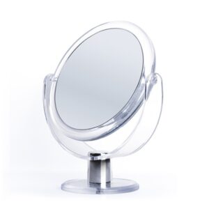 Espejo de Mesa Redondo 14cm Giro 360º 2 Caras/ Normal y 2x Debby Round Bifull