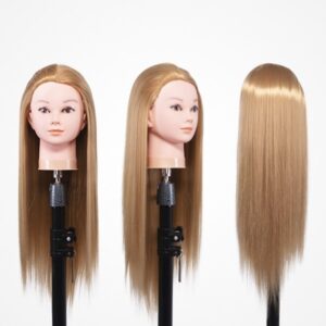 Cabeza Maniquí Mujer Top Synthetic Blond 60cm Bifull