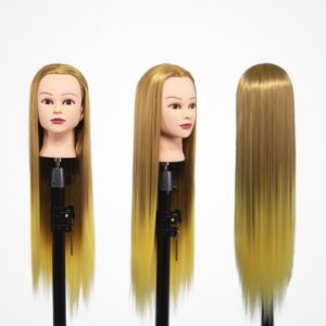 Cabeza Maniquí Mujer Fantasia Colorful Yellow Bifull