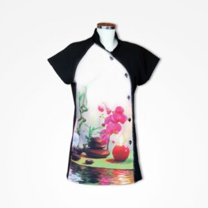 Chaqueta con Mangas Negra Estampada Talla 36 Harmony Black Mod 611