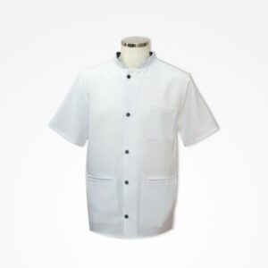 Chaqueta Blanca Antideco Talla 38 Barber Basic White Mod 401