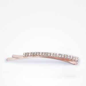 Horquillas Decoradas Diamonds Double Copper
