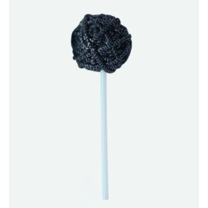 Piruleta Lollipop Round Color Black Silver